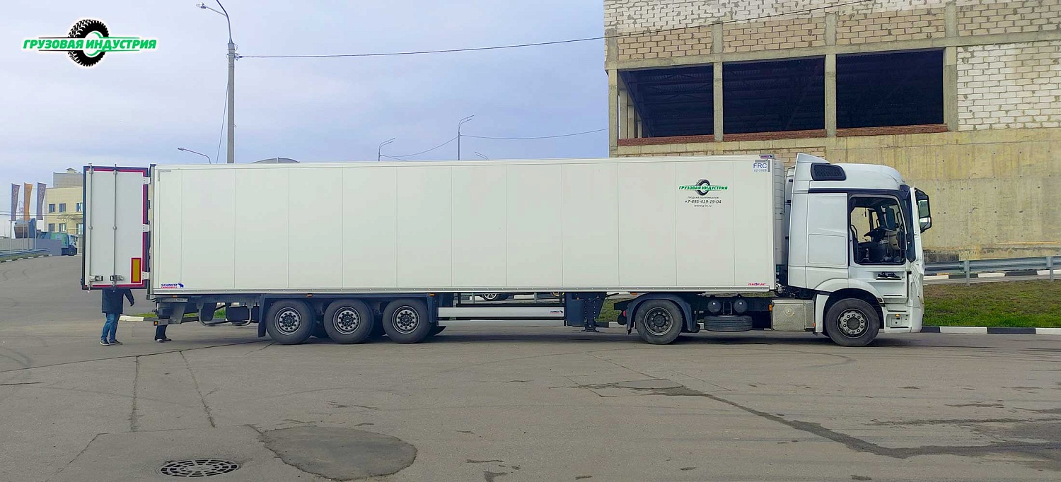 Отгрузка нового полуприцепа рефрижератора Schmitz Cargobull SKO 24/L в Ставрополь